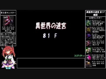 【RTA】トルネコの大冒険3 異世界の迷宮（トルネコ編）2時間44分49秒 Part7（終）