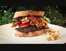 マジック マッシュルーム ステーキ ベーコン サンドイッチ