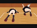 【MMD】夕立、春雨ちゃんがゼリーの上で跳ねる