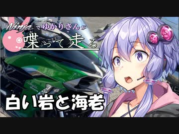 【結月ゆかり車載】Ninjaでゆかりさんが喋って走る　～白い岩と海老～