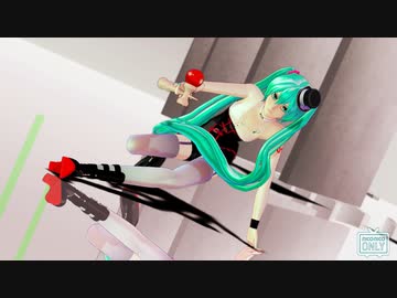 【ボカコレ2021秋MMD_3DCG】ミクさんがテレキャスタービーボーイをけん玉で踊ってみた【超即興MMD2021.10～ボカロRC～】