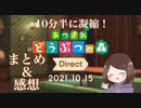 【あつ森ダイレクト】10分半に凝縮！アップデート内容と感想。