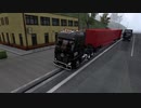 ETS2　長いトレーラー引っ張って配送 2