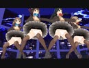 【MMD】摩耶、鳥海、鈴谷、熊野が鈴熊学園制服で夜景の綺麗なStageで地球最後の告白を踊る