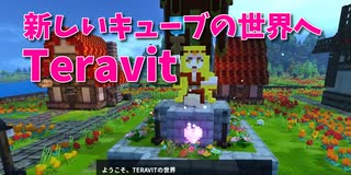 【Teravit Demo】新しいキューブの世界へ！これはマイクラ系というよりビルダーズ系かな？