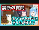 キノコたけのこ戦争？　イナニスに禁断の質問をする雪花ラミィ【ホロライブ切り抜き】