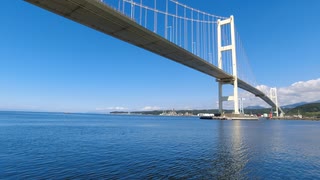 大きな橋【素材】夏の北海道