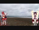 【第二回手抜き祭】ついなちゃんときりたんが海に来ました