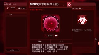 MERS(中東呼吸器症候群)超ハード3バイオ攻略　カスタムシナリオ