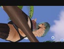 【DOAXVV】 たまき　超ローアングル　超ズームアップ　幻燈黒竜　まぶしいなぁ