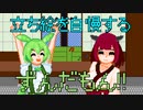 立ち絵を自慢するずんだもん！！