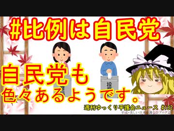#比例は自民党 自民党も色々あるようです。【週刊ゆっくり平護会ニュース#132】