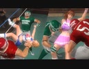 【DOA5 ryona】ティナ&かすみ ryona vs バース&バイマン
