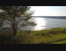 【旅動画】北海道の湖の横を走る。大自然のドローン風映像【車載動画】