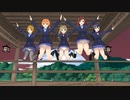 【MMD】ラブライブ5人が制服で和風ステージで僕らの街に愛が降る夜だを踊る