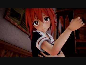 【艦これMMD】こっち向いて白露さん【MiluMMD】