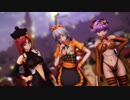 【東方MMD】咲夜・美鈴・パチュリーで「Happy Halloween」