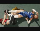 【DOA6 ryona】かすみ にミラがマウント技(チャイナドレス)