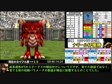 モンスターファーム２RTA_ホッパー種編_２時間５８分２８秒_2/7【１３体目/３８】