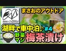 【ソロキャンプ 2020/02/29～03/01】湖畔で一泊二日の車中泊「朝食の野菜マシマシ梅茶漬けを作るよ♪」4/4(終)【まさおのアウトドア･キャンプ #10】