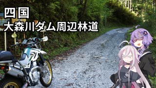 【ゆかいあ車載】 SEROWでしばらく旅にでます [Part8]　四国_大森川ダム周辺林道