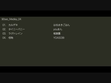 今日の90秒メドレー[004]