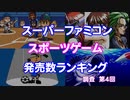 【SFC】スポーツゲーム発売数ランキング Part4【調査】