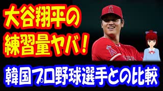 【韓国の反応】 大谷翔平の 練習量を ご覧ください。 韓国の プロ野球選手と比較して あまりにも 違いすぎます。