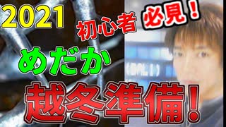 【めだか】2021秋、越冬準備（字幕付き）めだ活初心者必見！（身近な、あの生物による「水質」の調べ方も・・・）動画の最後に「お得情報」あり。