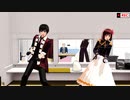 【APヘタリアMMD】日と日娘とぽちくんでイギリスに反省を促すダンス