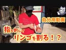 【自分用動画】貫き手でリンゴ割ってみた