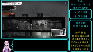 This War Of Mine 消えゆく残り火part14 Voiceroid実況 ニコニコ動画