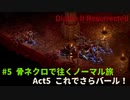 Diablo II Resurrected　#5【ACT5 さらバール！、ネクロって強いんだなぁ・・・。】