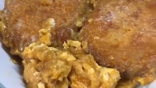 【＃1分クッキング】コロッケ丼【#料理 ＃飯テロ #food】