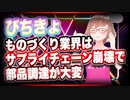 ぴちきょ ものづくり業界はサプライチェーン崩壊で部品調達が大変 #TTVR 第46回放送 5分で得意話をするエンタメ型プレゼン企画 2021年10月31日 #cluster にて開催