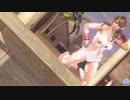 【DoaXvv】モニカ/ふわもこフォーム/ 膝立たち・しなりのポーズ110209