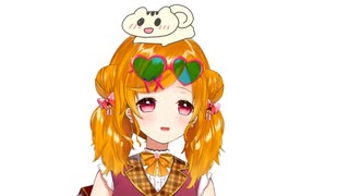 頭の上でリス転がしてみた 【 栗栖しま / Vtuber 】