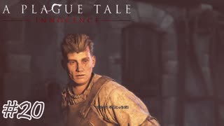 ロドリックもしかして運悪い？#20【A Plague Tale: Innocence】