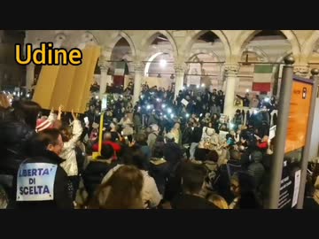 イタリア全土で反ワクチンデモ。転覆間近！！
