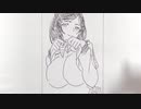 ちょっぴりHな女性イラストを描いてみた