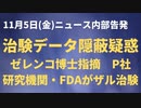 ファイザー治験データ隠蔽疑惑　ゼレンコ博士が指摘　FDAも治験請け研究機関ベンタビアもアウト　ずさんな治験環境などデータを隠蔽して緊急承認　FDAもええかげん査察
