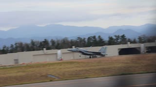 小松基地 F-15 着陸3