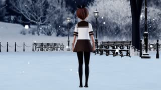【Ray-mmd】敷波が雪の公園ステージでシンデレラ