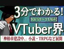 【10/31~11/6】3分でわかる！今週のVTuber界【佐藤ホームズの調査レポート】