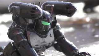 (ガンプラ登山アタック)　赤谷山(富山県)でHGUC ガンキャノン(エコプラ)を作る