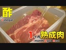 酢で1ヶ月熟成肉作ってみた Insane Vinegar Dry Age Experiment!!