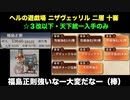[☆３改以下] ヘルの遊戯場 ニザヴェッリル 二層 10審 [天下統一入手のみ]
