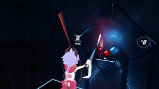 【BeatSaber】でFullComboがんばってみた（曲：シンデレラ 難易度：Expert+)