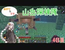 【Minecraft】あかりとマキの山岳探検隊 4日目【VOICELOID実況】
