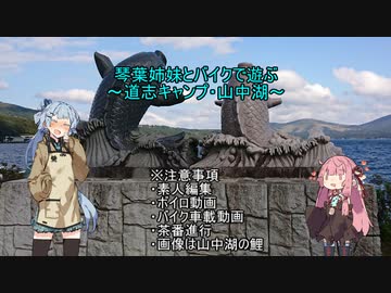 琴葉姉妹とバイクで遊ぶ～道志キャンプ・山中湖～